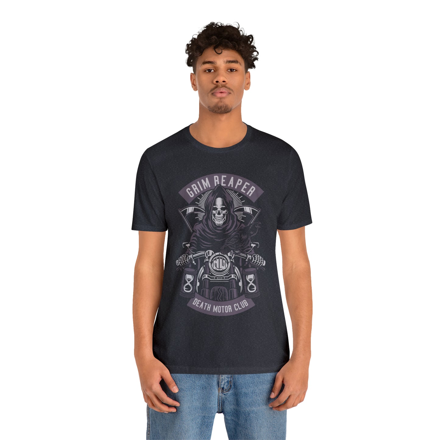 GRIM REAPER Moto Club - Unisex Jersey Short Sleeve Tee