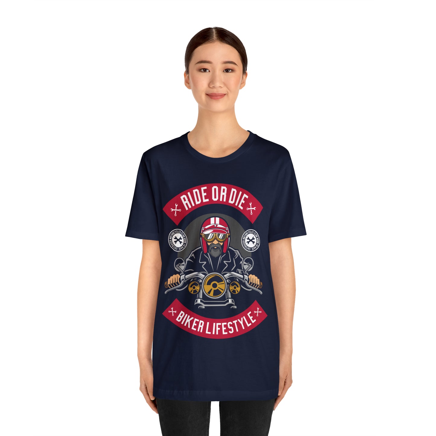 BIKER LIFESTYLE - Ride or Die - Unisex Jersey Short Sleeve Tee