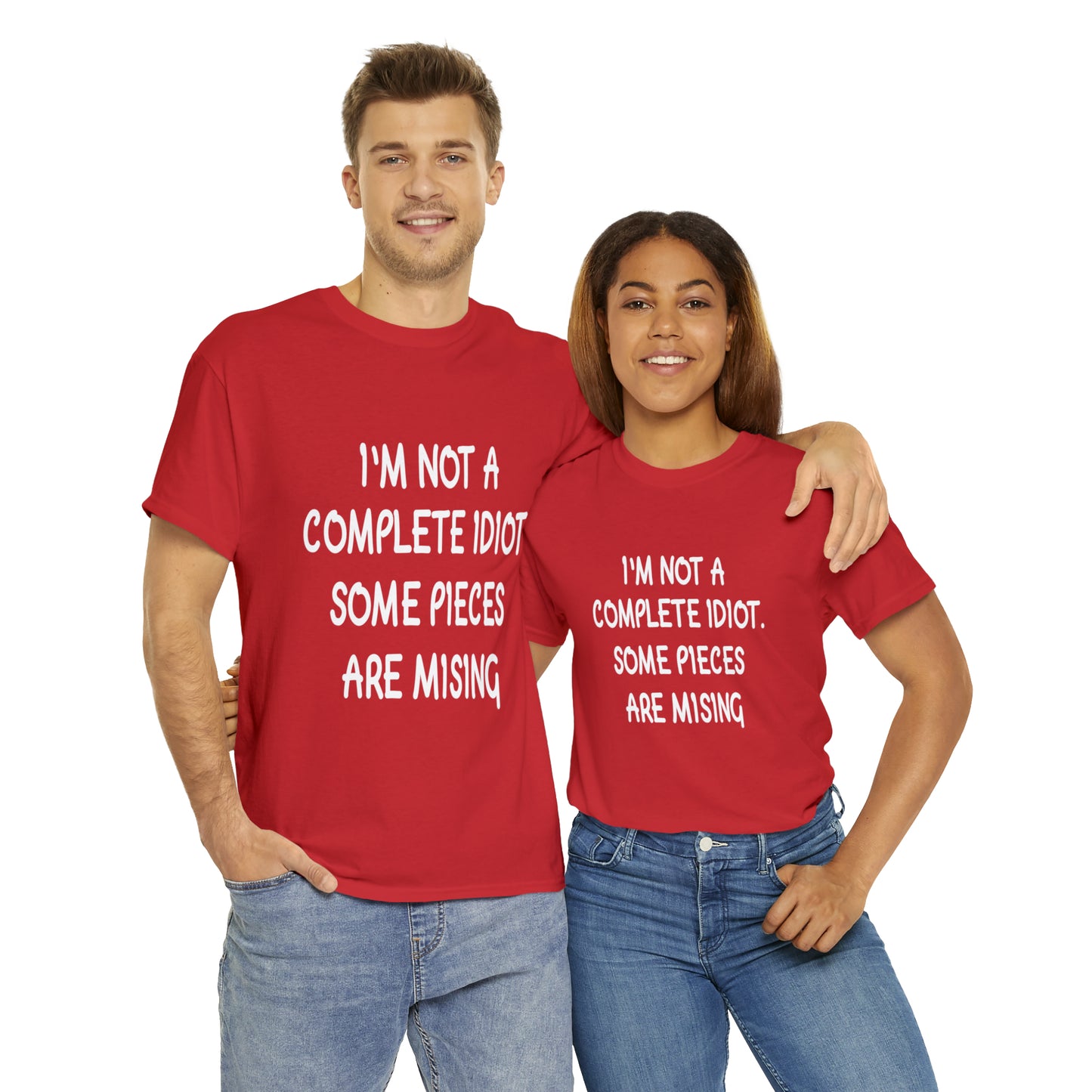 I'M NOT A COMPLETE ID***  - Unisex Heavy Cotton Tee - AUS