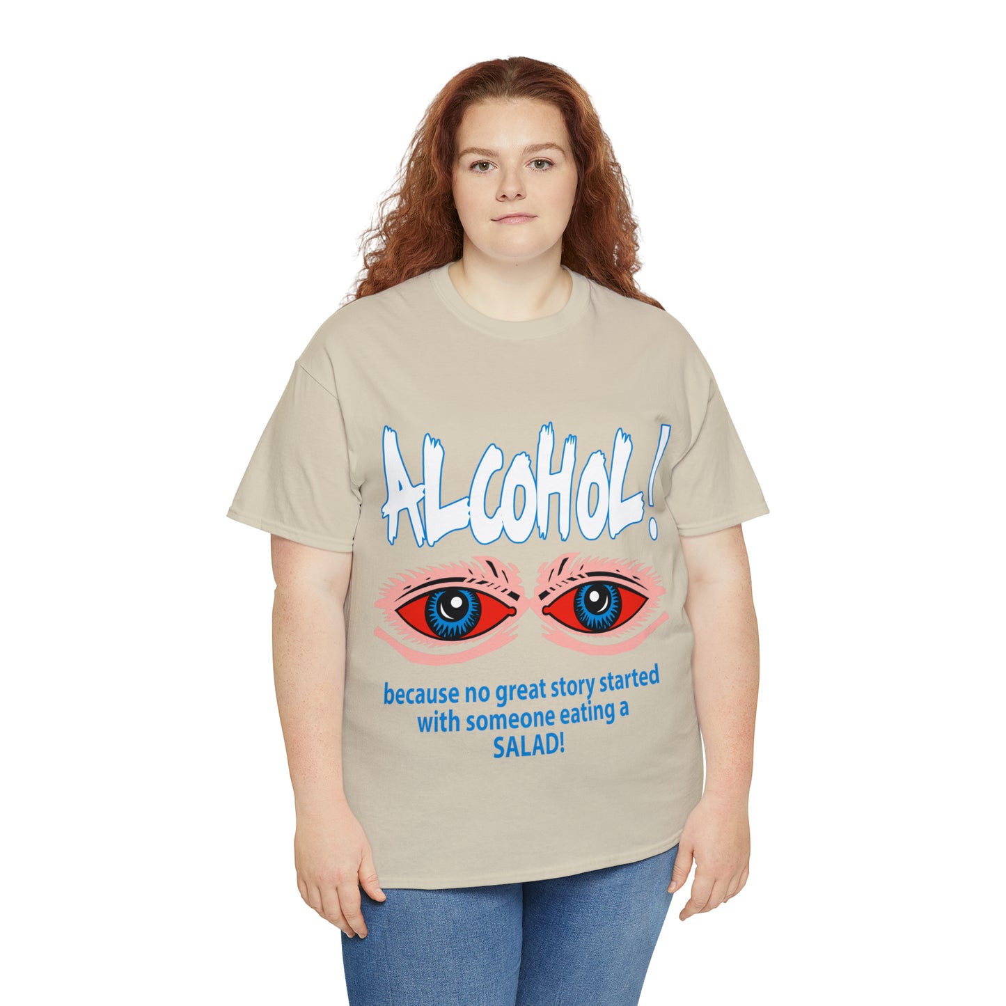 "ALC****" vs Salad - Funny Unisex Heavy Cotton Tee - AUS
