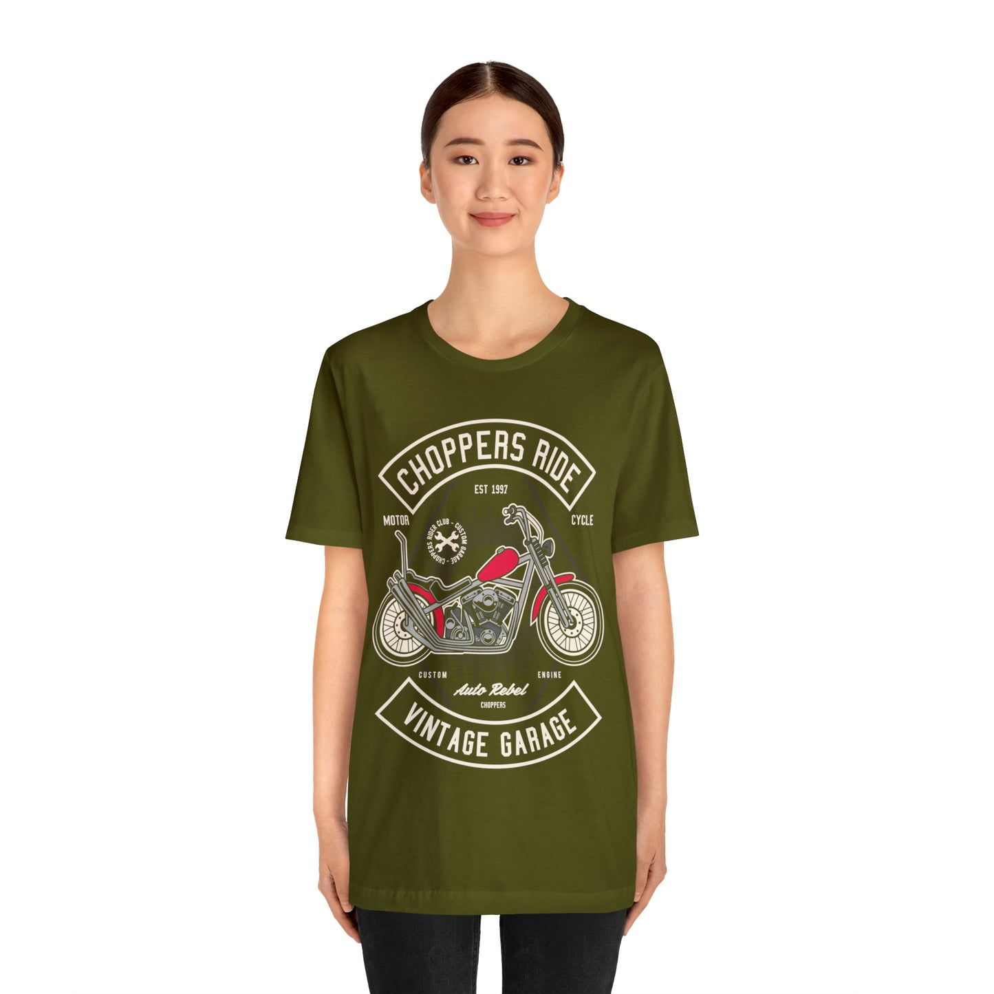 CHOPPERS RIDE Vintage Classic - Unisex Jersey Short Sleeve Tee