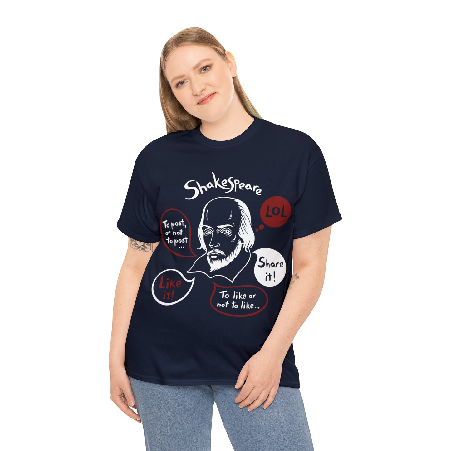 21st Century SHAKESPEARE (dark) - Unisex Heavy Cotton Tee