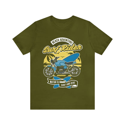 SURF RIDER - Printed in the USA - Unisex Jersey Short Sleeve Tee