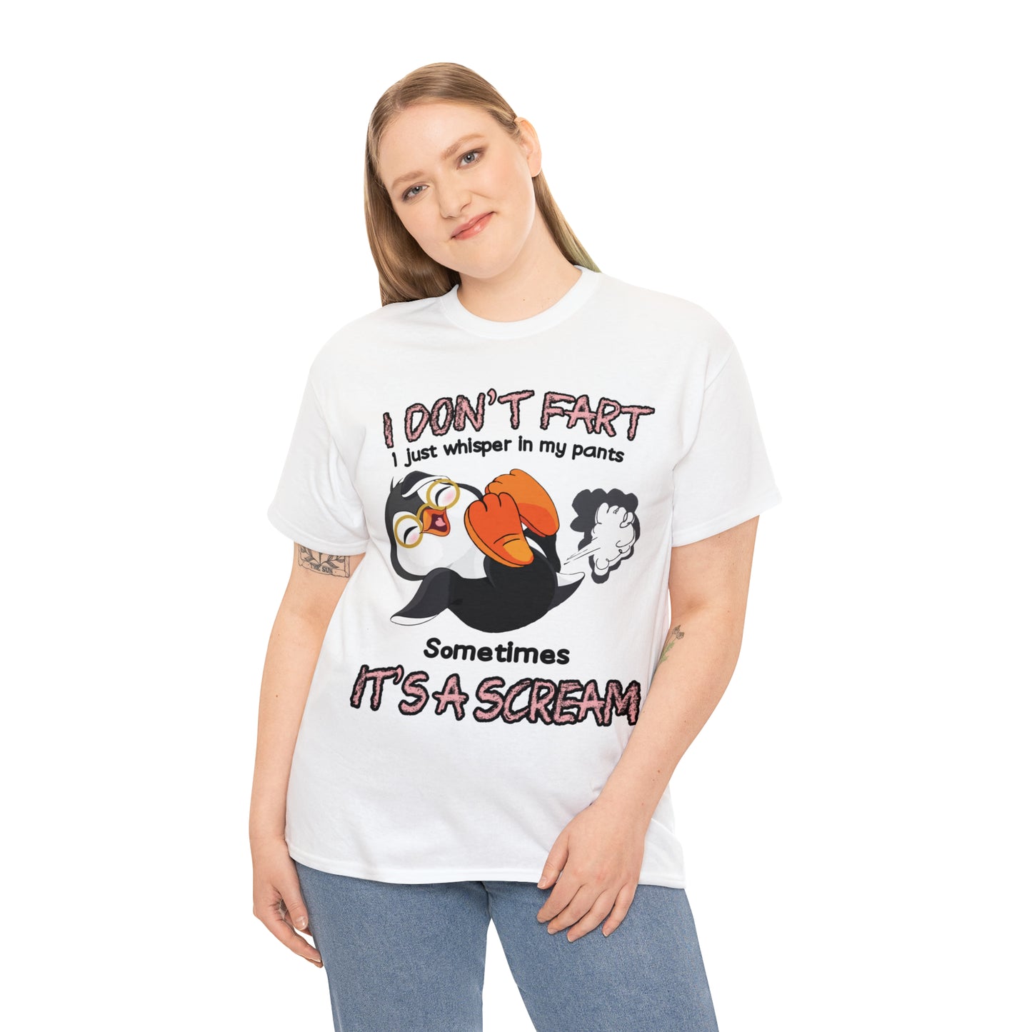 I DON'T FA*T - Funny Unisex Heavy Cotton Tee - USA