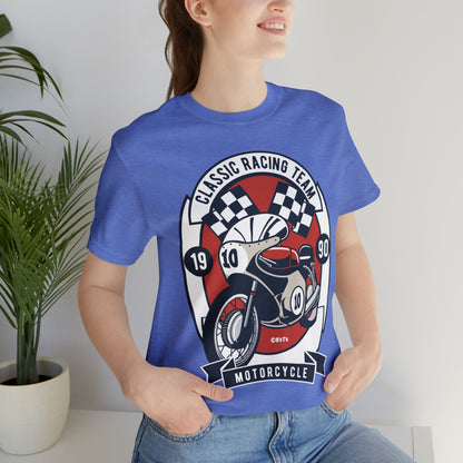 CLASSIC MOTORCYCLE RACING TEAM - Unisex Jersey Short Sleeve Tee