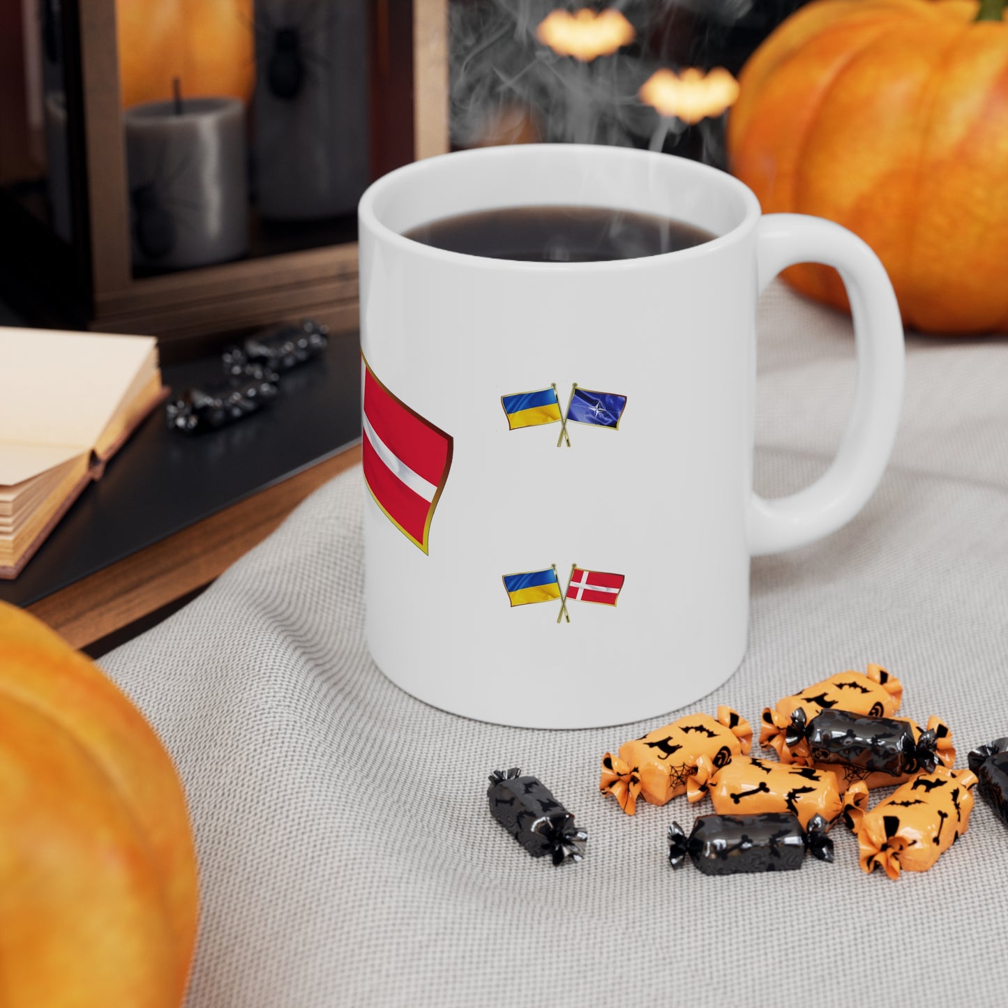 Ukrainian-Danish NATO Supporter Mug