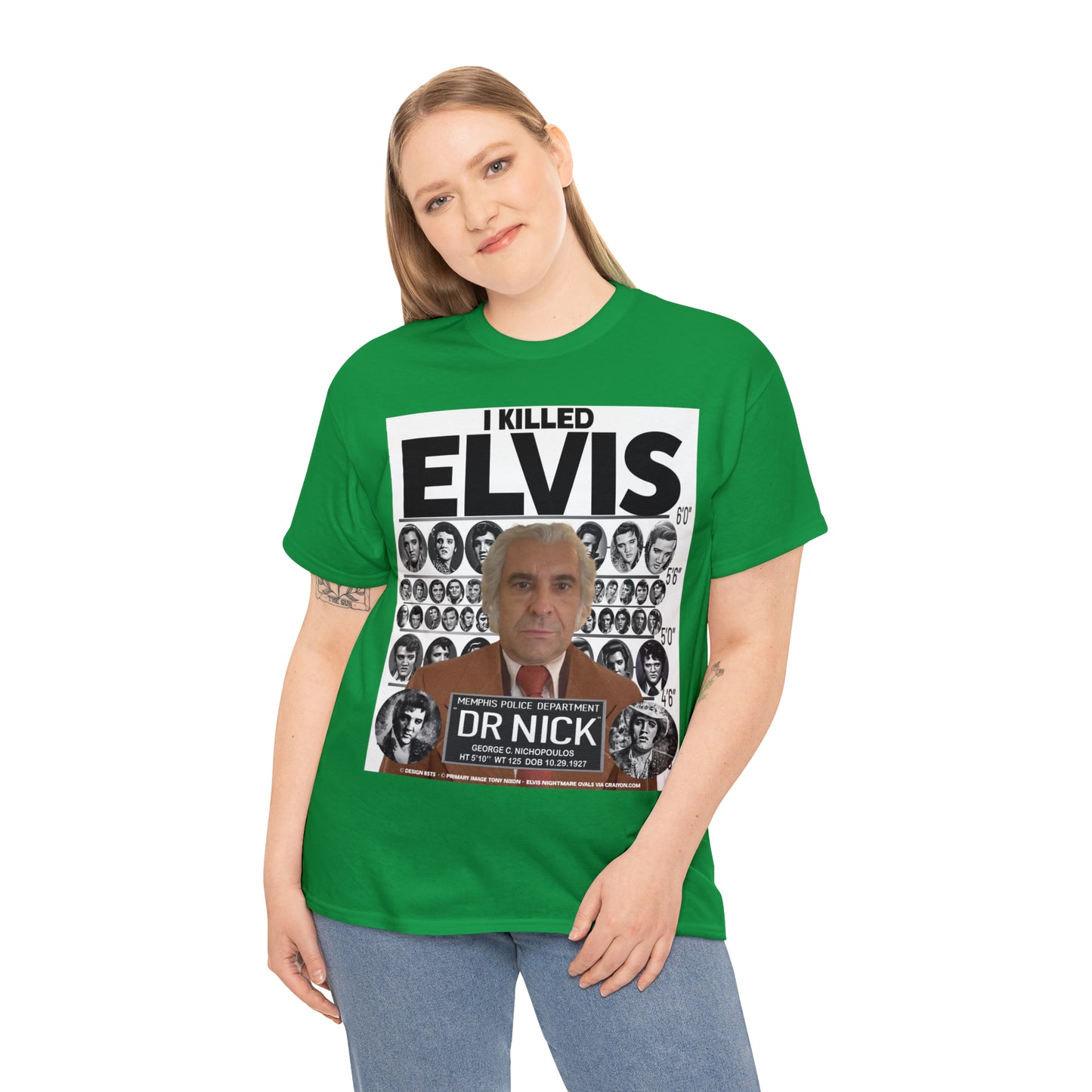I KI**** ELVIS - Unisex Heavy Cotton Tee - USA
