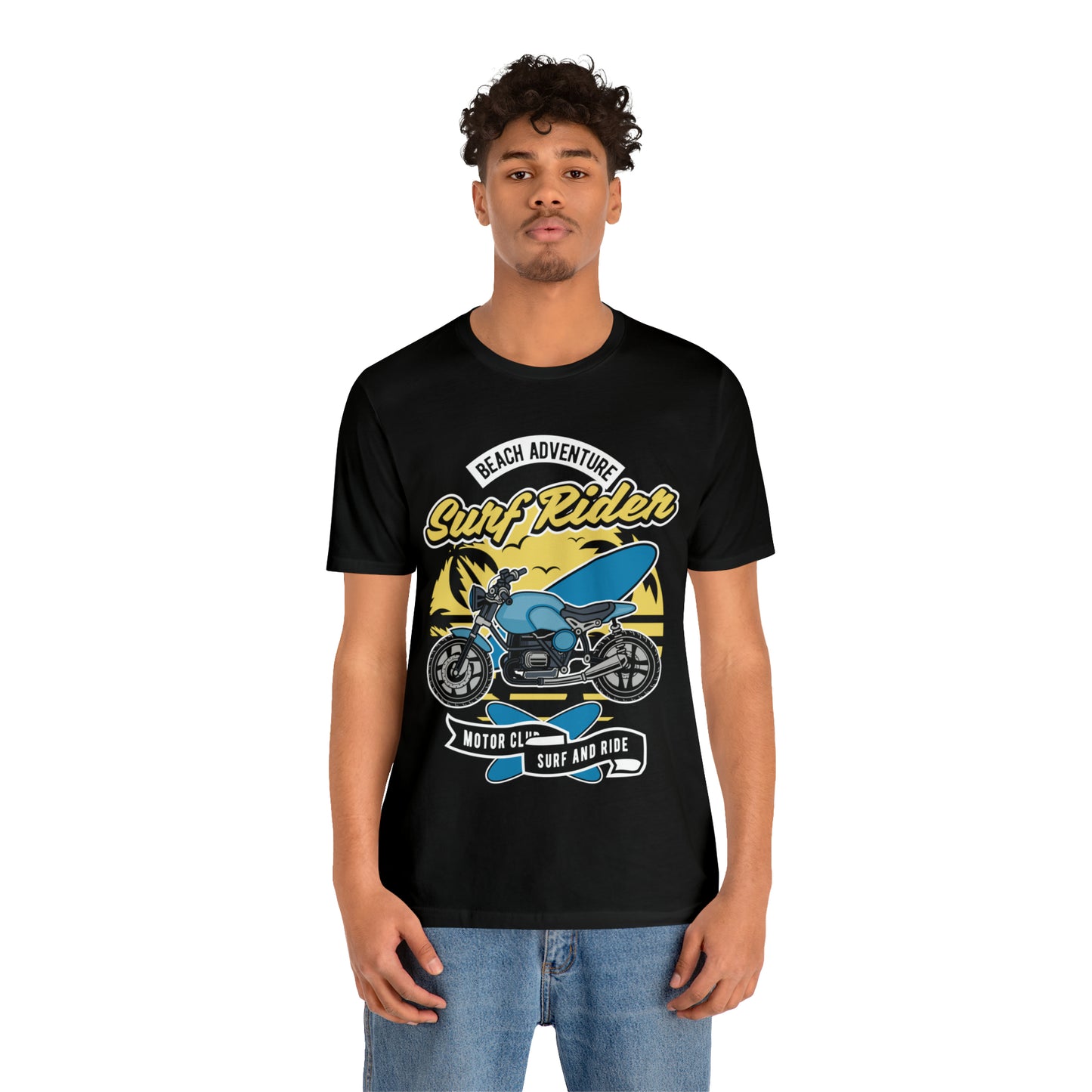 SURF RIDER - Printed in the USA - Unisex Jersey Short Sleeve Tee