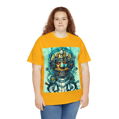 CYBERPUNK STEAMPUNK AUTON - Airt on a Shirt  - Unisex Heavy Cotton Tee - AUS