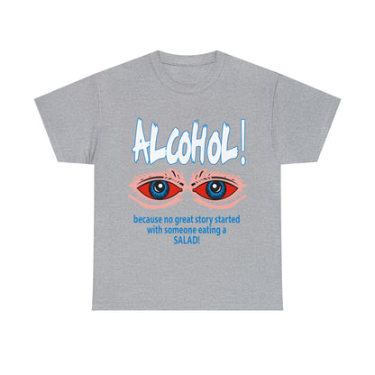 "ALC****" vs Salad  - Funny Shirt - Unisex Heavy Cotton Tee - USA