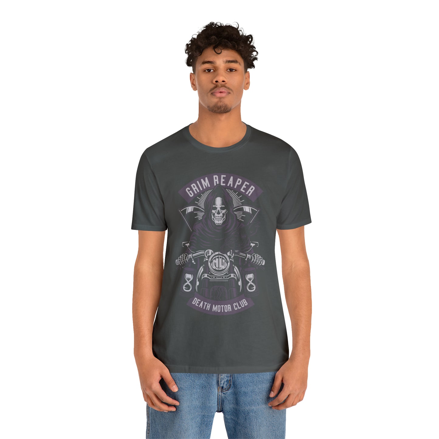 GRIM REAPER Moto Club - Unisex Jersey Short Sleeve Tee