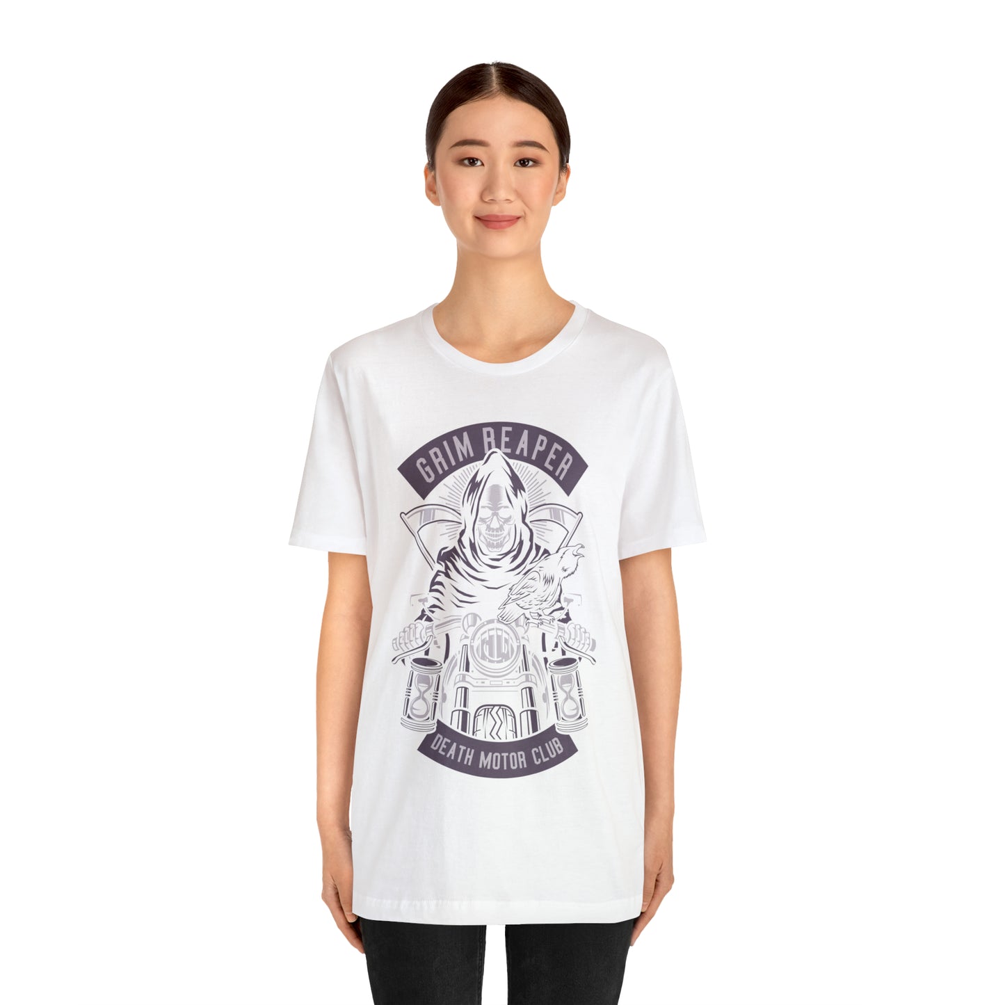 GRIM REAPER Moto Club - Unisex Jersey Short Sleeve Tee