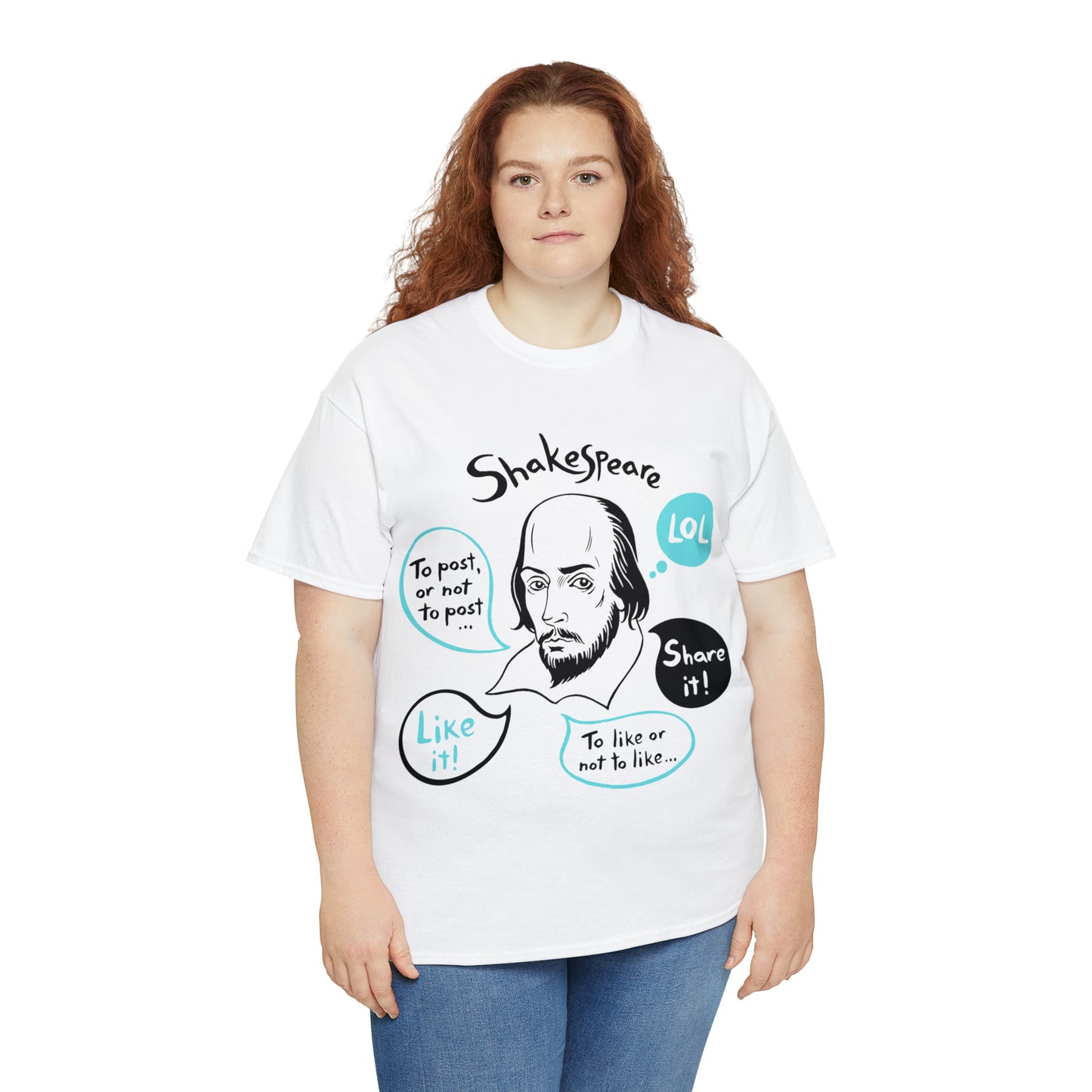 21st Century SHAKESPEARE  (light) - Unisex Heavy Cotton Tee