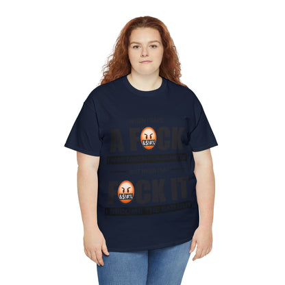 WHEN I GAVE A F***  - Funny Unisex Heavy Cotton Tee - AUS