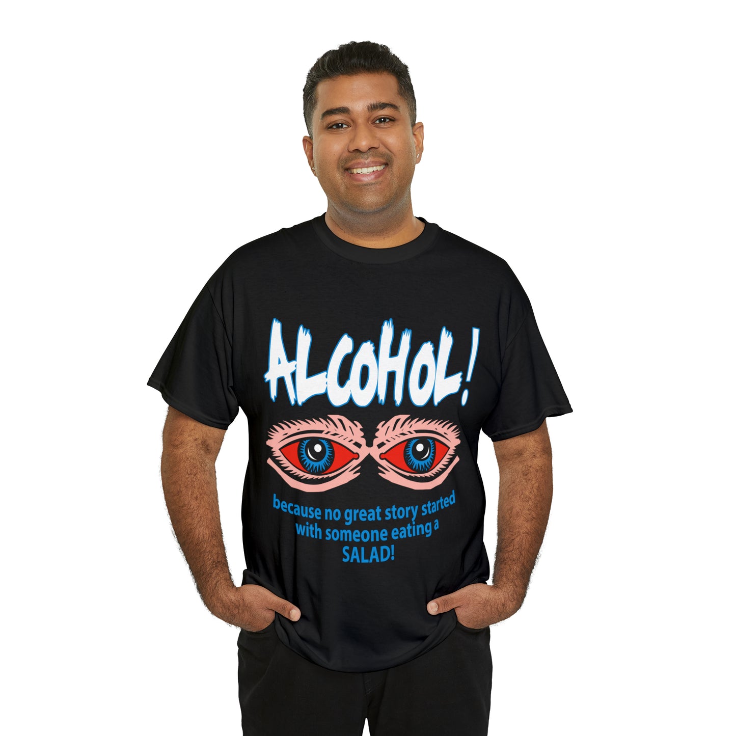 "ALC****" vs Salad  - Funny Shirt - Unisex Heavy Cotton Tee - USA