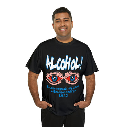 "ALC****" vs Salad  - Funny Shirt - Unisex Heavy Cotton Tee - USA