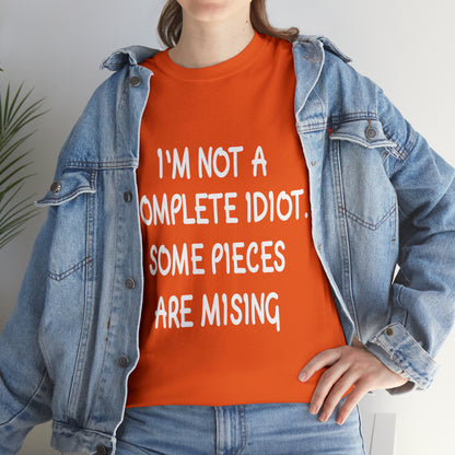 I'M NOT A COMPLETE ID***  - Unisex Heavy Cotton Tee - AUS