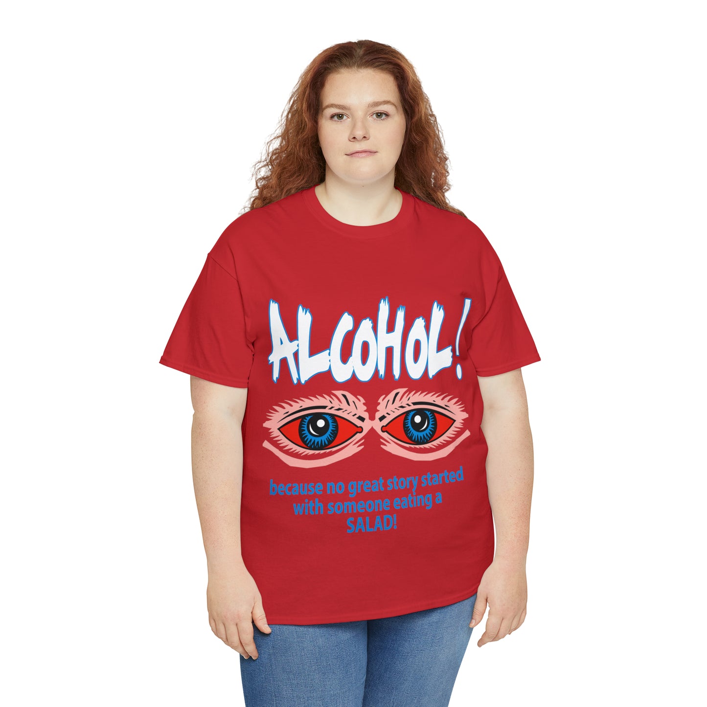 "ALC****" vs Salad - Funny Unisex Heavy Cotton Tee - AUS