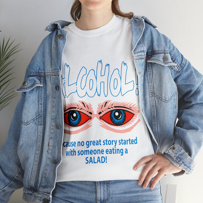 "ALC****" vs Salad - Funny Unisex Heavy Cotton Tee - AUS
