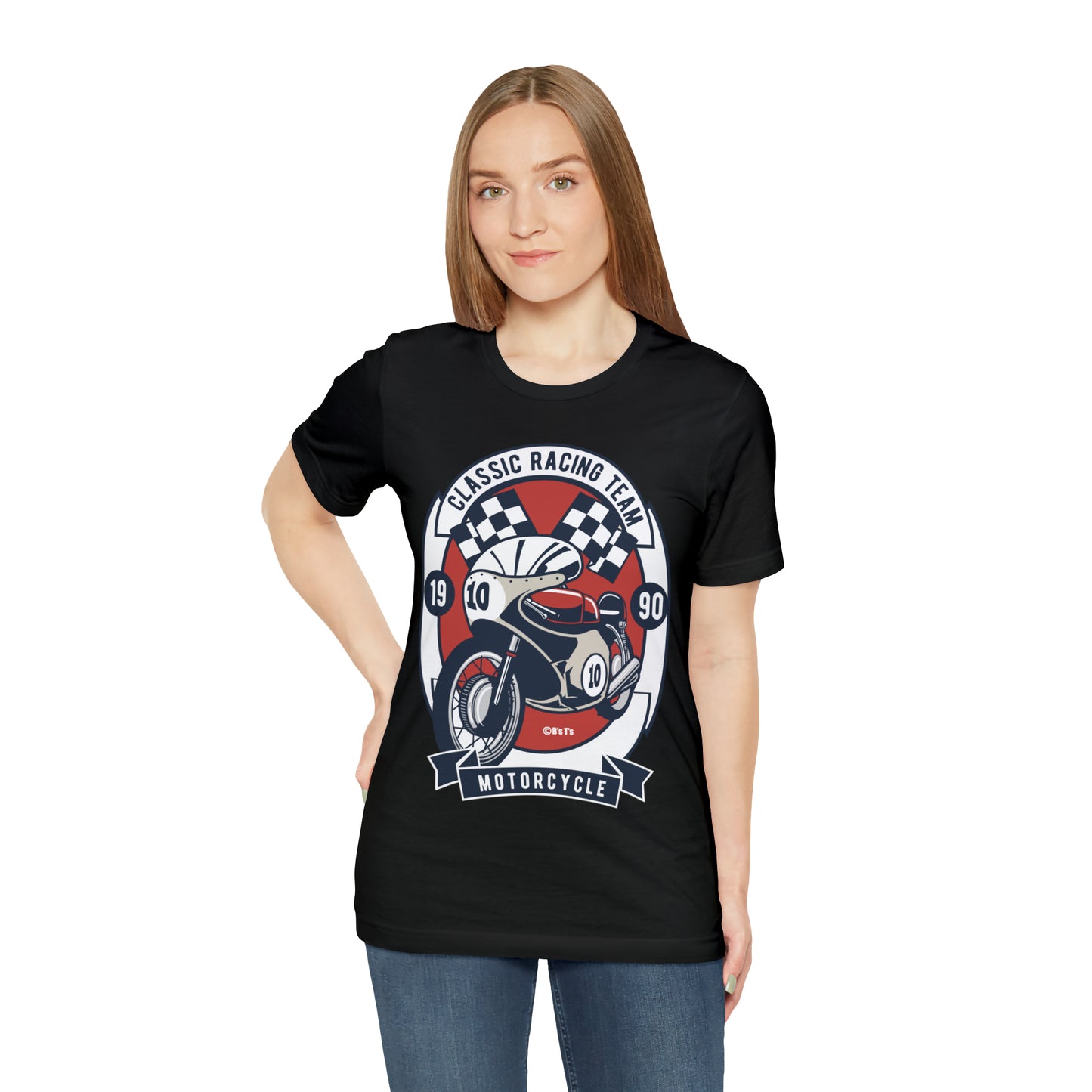 CLASSIC MOTORCYCLE RACING TEAM - Unisex Jersey Short Sleeve Tee