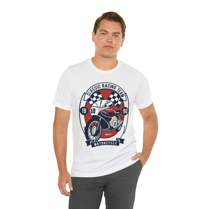 CLASSIC MOTORCYCLE RACING TEAM - Unisex Jersey Short Sleeve Tee