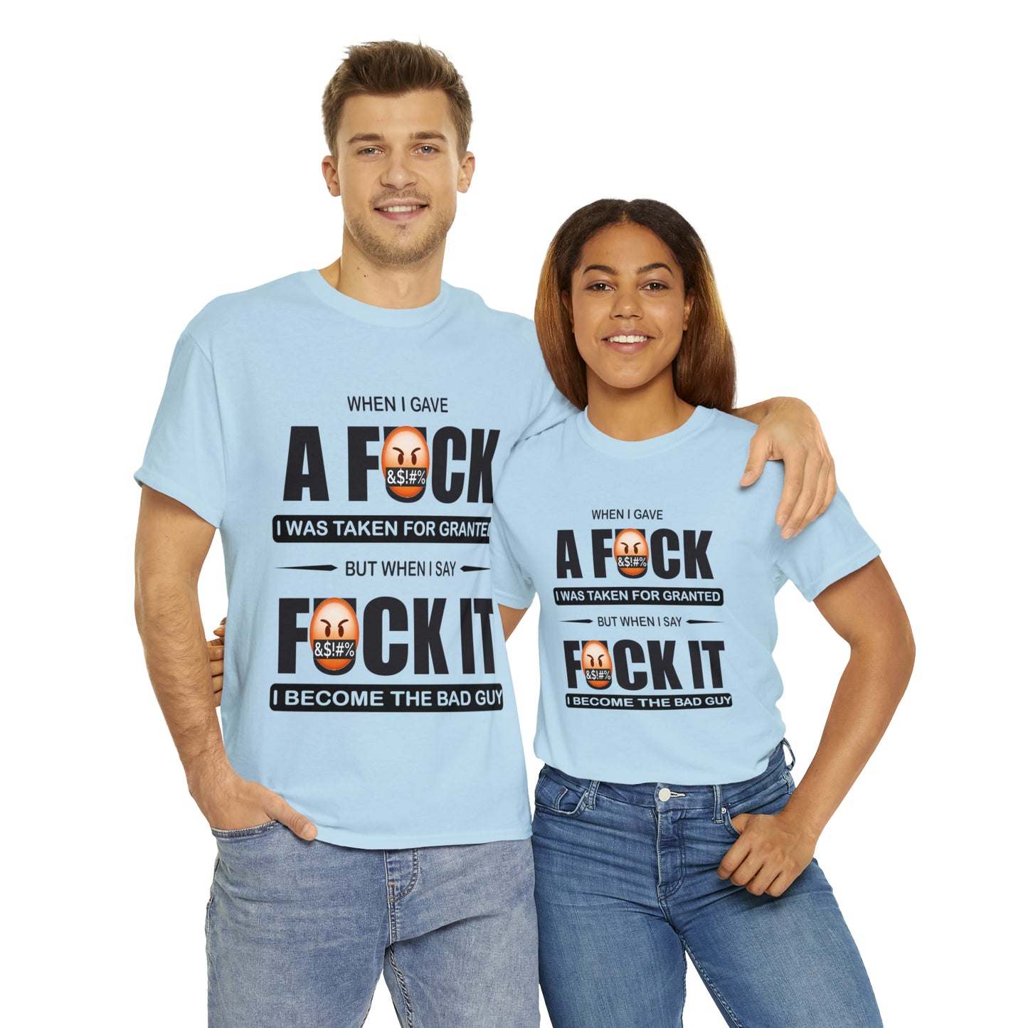 WHEN I GAVE A F***  - Funny Unisex Heavy Cotton Tee - AUS