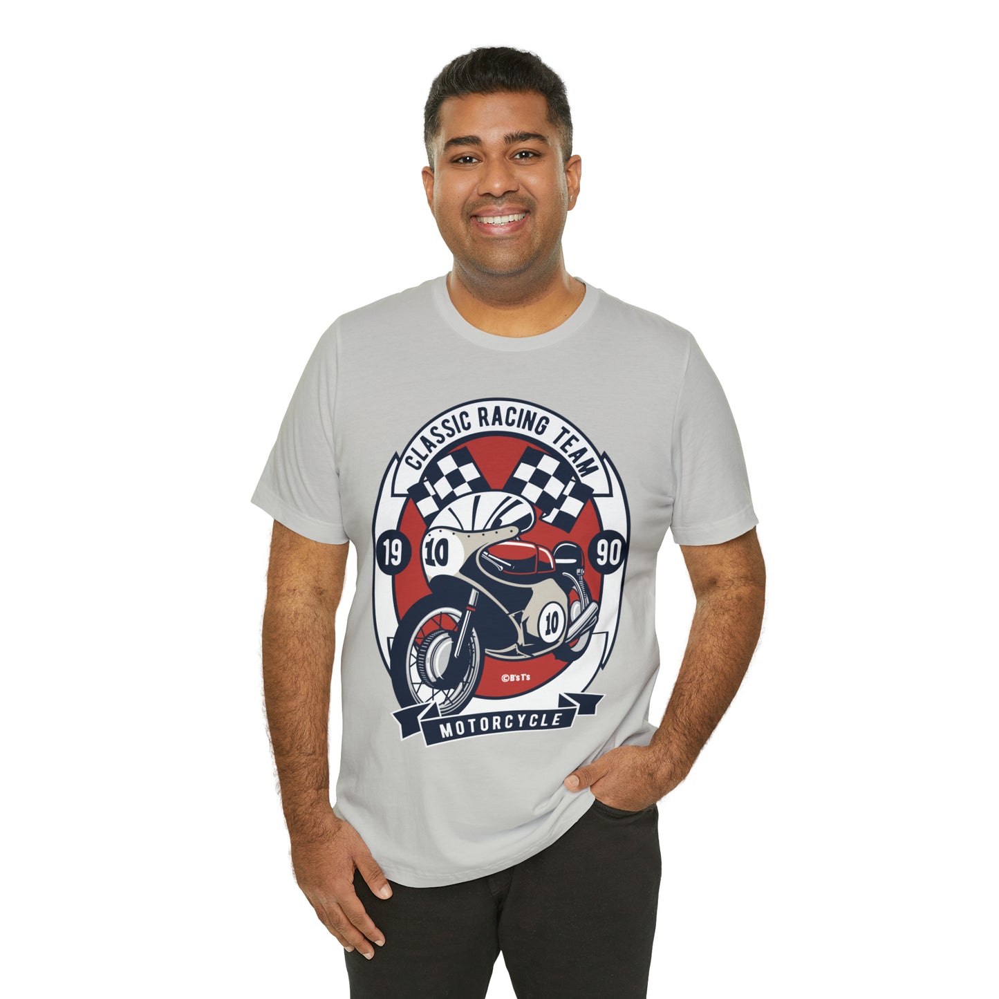 CLASSIC MOTORCYCLE RACING TEAM - Unisex Jersey Short Sleeve Tee