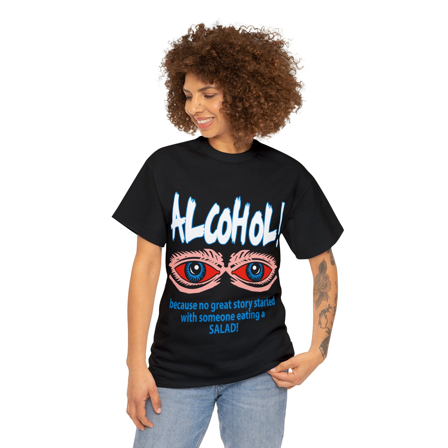 "ALC****" vs Salad - Funny Unisex Heavy Cotton Tee - AUS