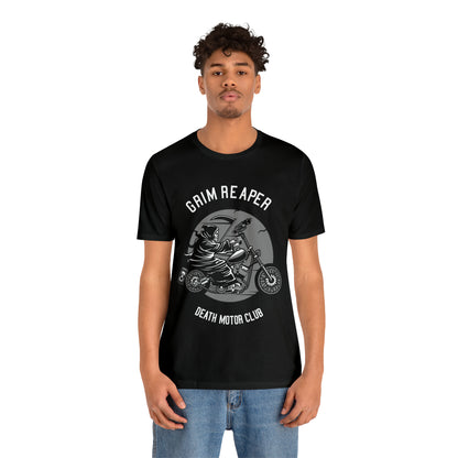 GRIM REAPER Death Motor Club - Unisex Jersey Short Sleeve Tee