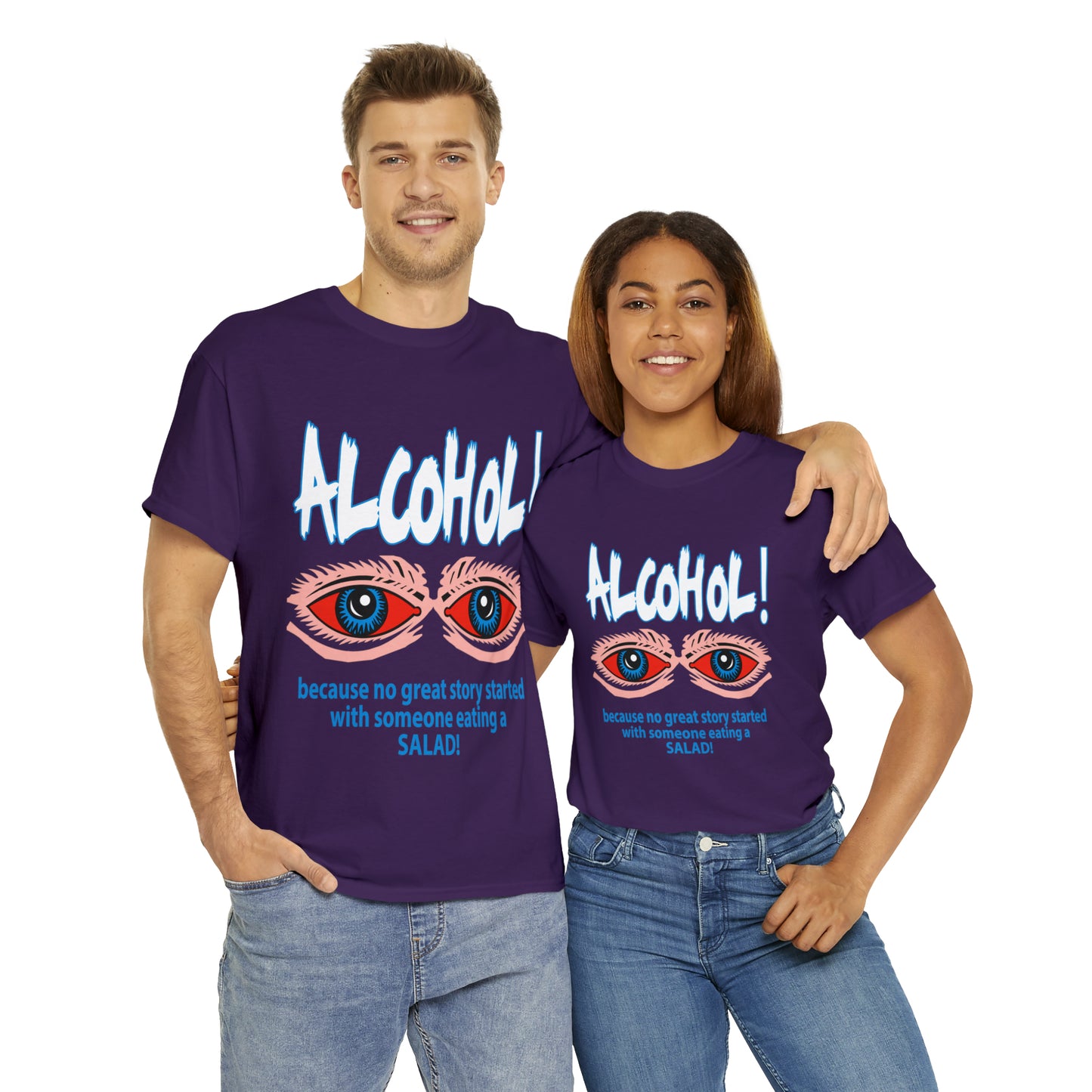 "ALC****" vs Salad - Funny Unisex Heavy Cotton Tee - AUS