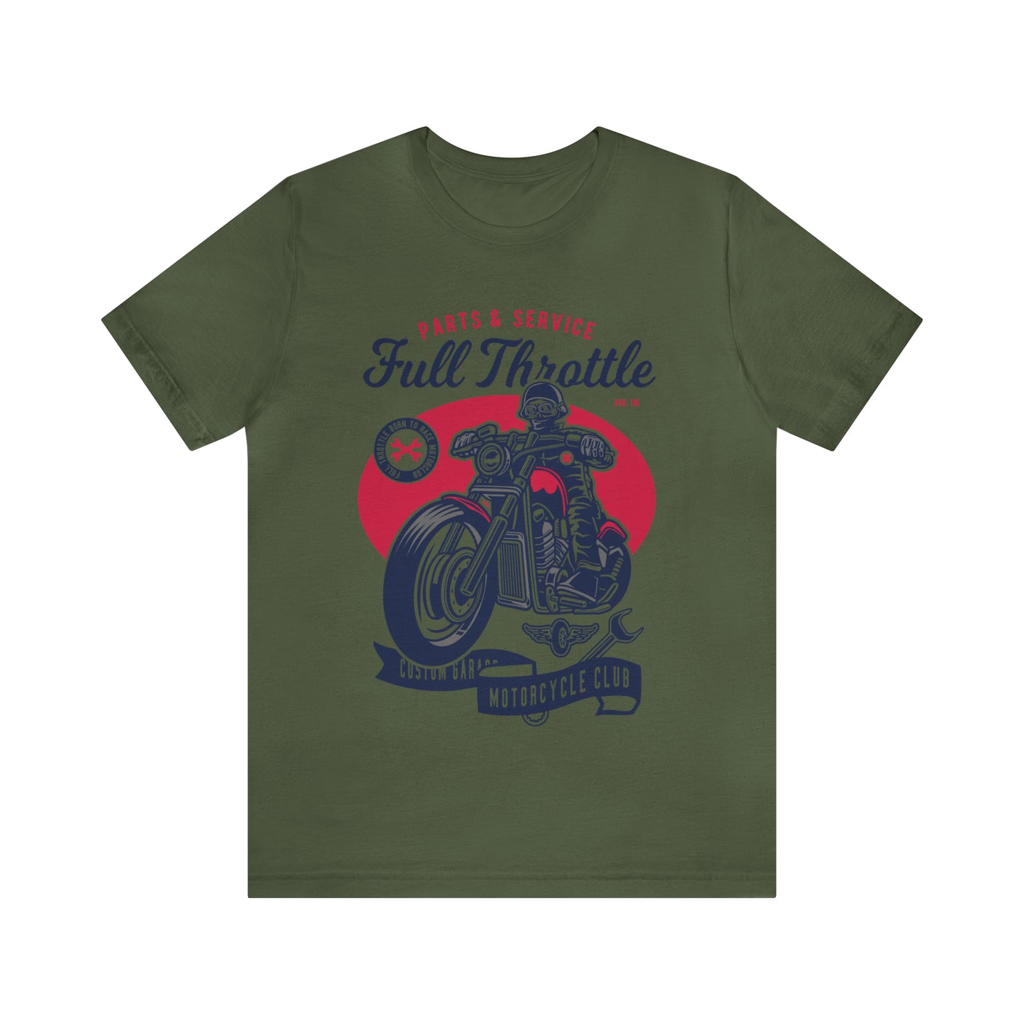 FULL THROTTLE Parts & Service - Unisex Jersey Short Sleeve Tee