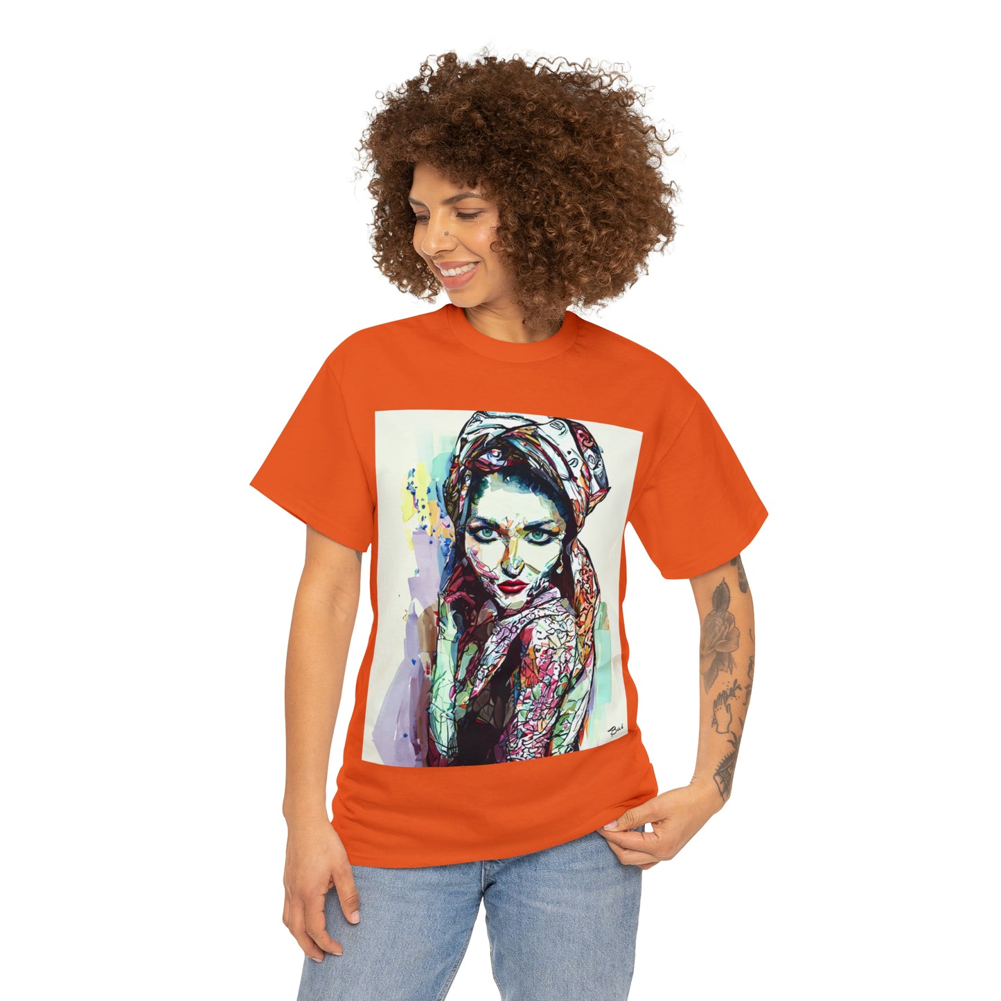 EASTERN BEAUTY - Airt on a Shirt  - Unisex Heavy Cotton Tee - AUS