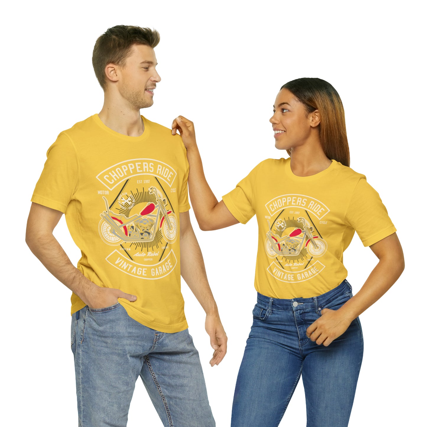 CHOPPERS RIDE Vintage Classic - Unisex Jersey Short Sleeve Tee