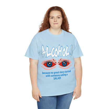 "ALC****" vs Salad  - Funny Shirt - Unisex Heavy Cotton Tee - USA