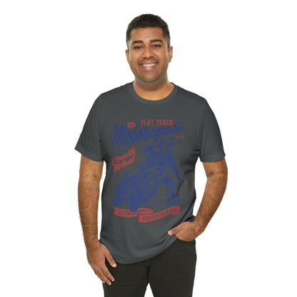 FLAT TRACK MOTORCYCLE - Unisex Jersey Short Sleeve Tee
