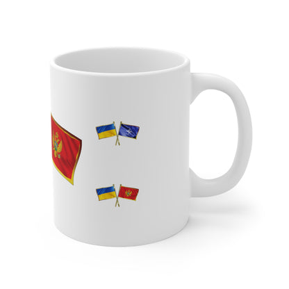Ukrainian-Montenegrin NATO Supporter Mug