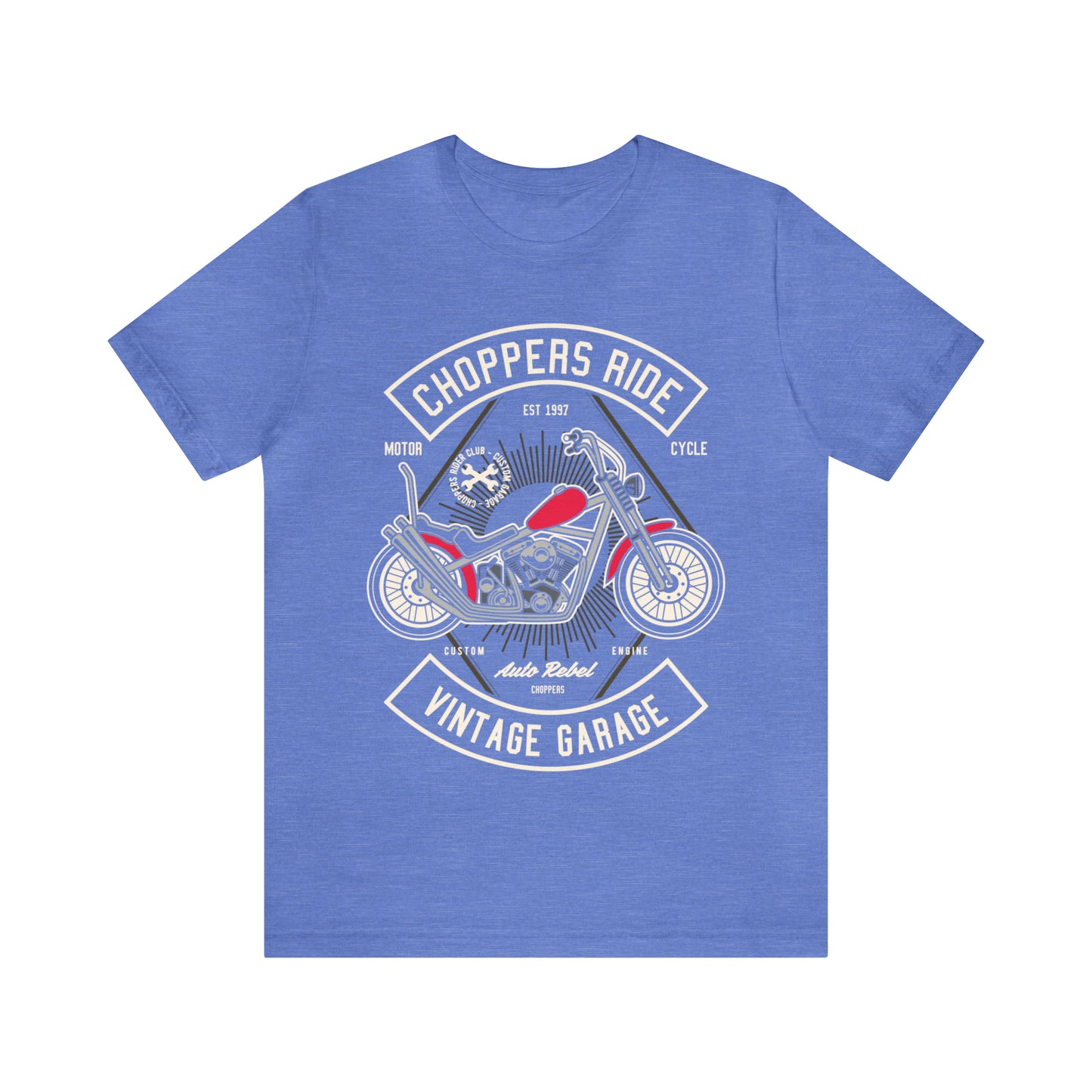 CHOPPERS RIDE Vintage Classic - Unisex Jersey Short Sleeve Tee