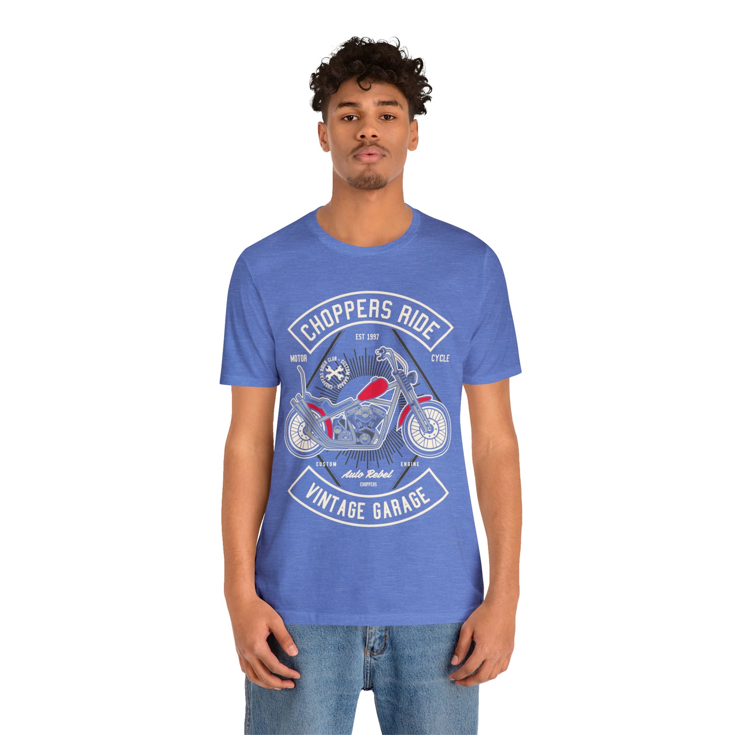 CHOPPERS RIDE Vintage Classic - Unisex Jersey Short Sleeve Tee