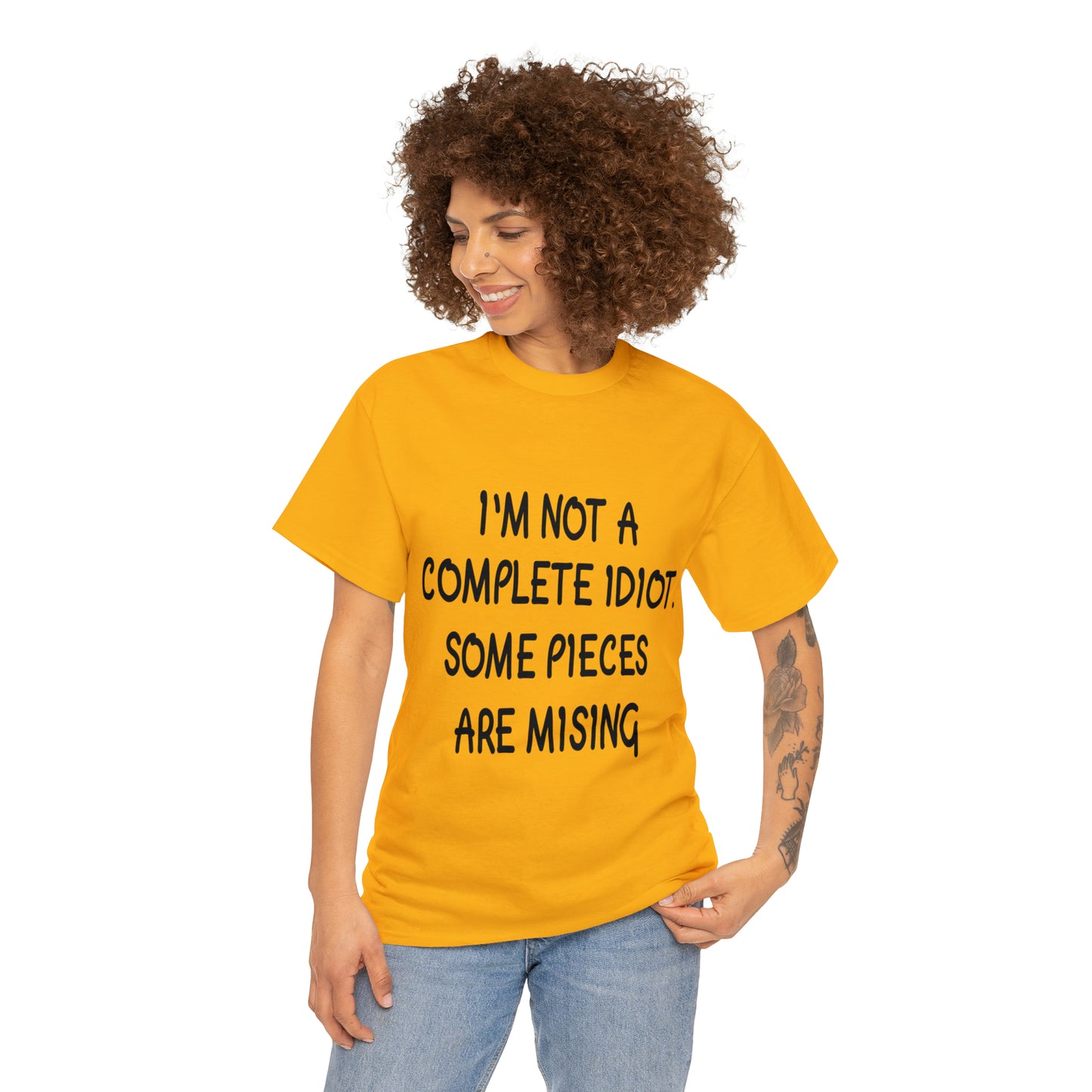 I'M NOT A COMPLETE ID*** - Unisex Heavy Cotton Tee - AUS