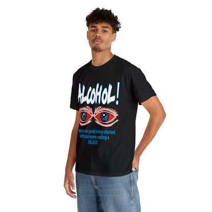 "ALC****" vs Salad  - Funny Shirt - Unisex Heavy Cotton Tee - USA