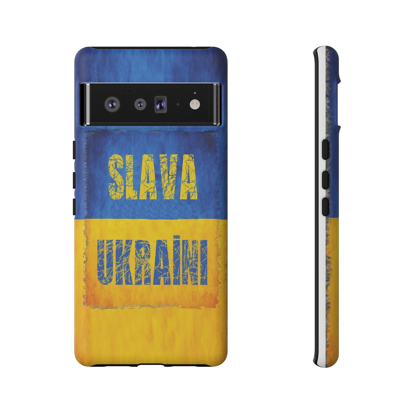 "SLAVA UKRAĪNI" FLAG - Tough Cases