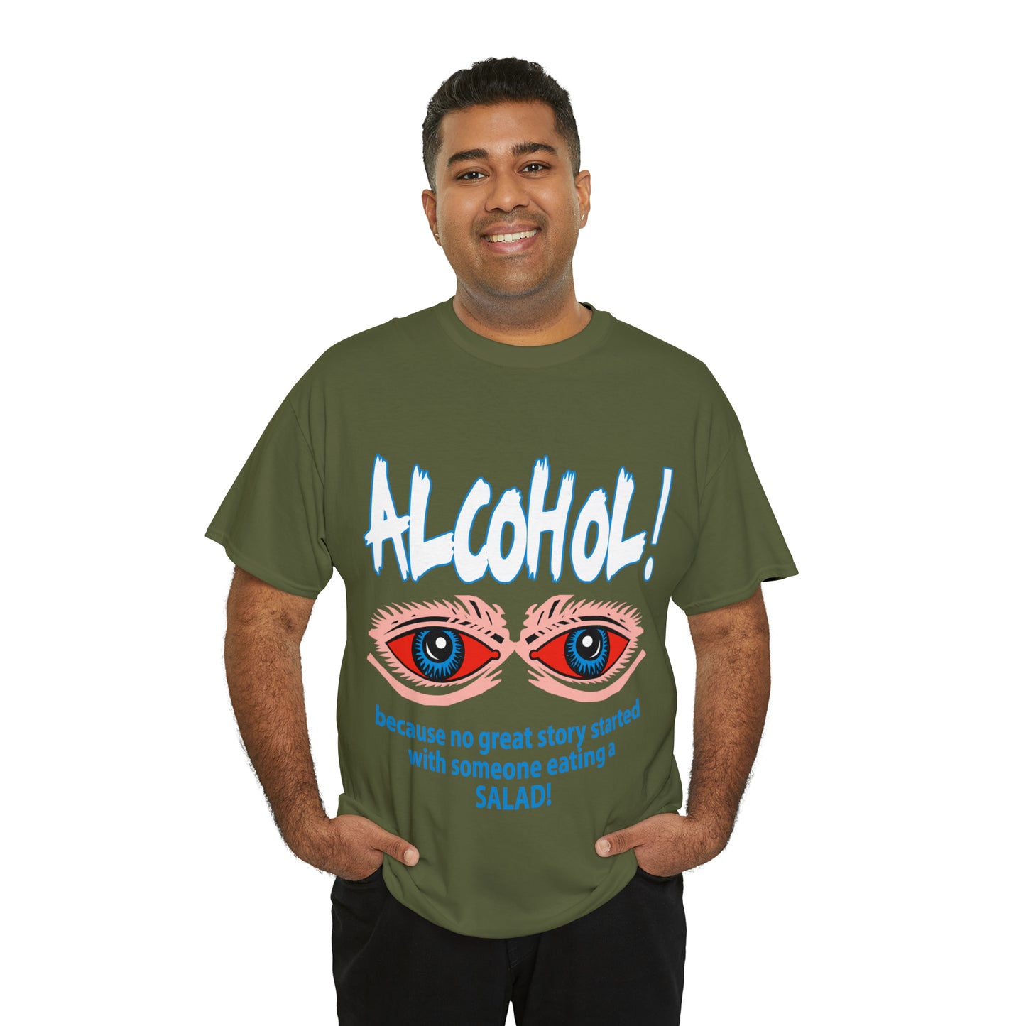 "ALC****" vs Salad - Funny Unisex Heavy Cotton Tee - AUS