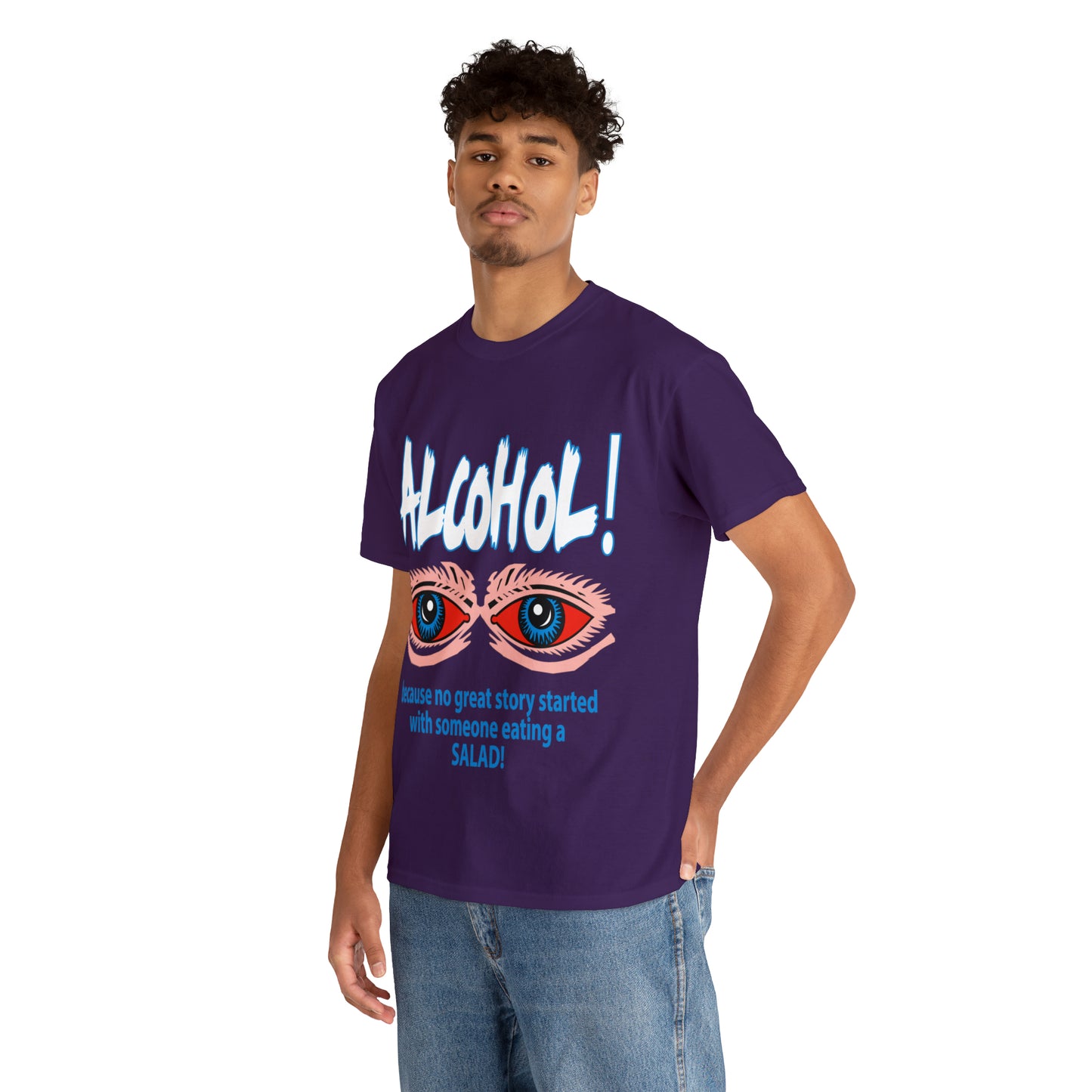 "ALC****" vs Salad - Funny Unisex Heavy Cotton Tee - AUS