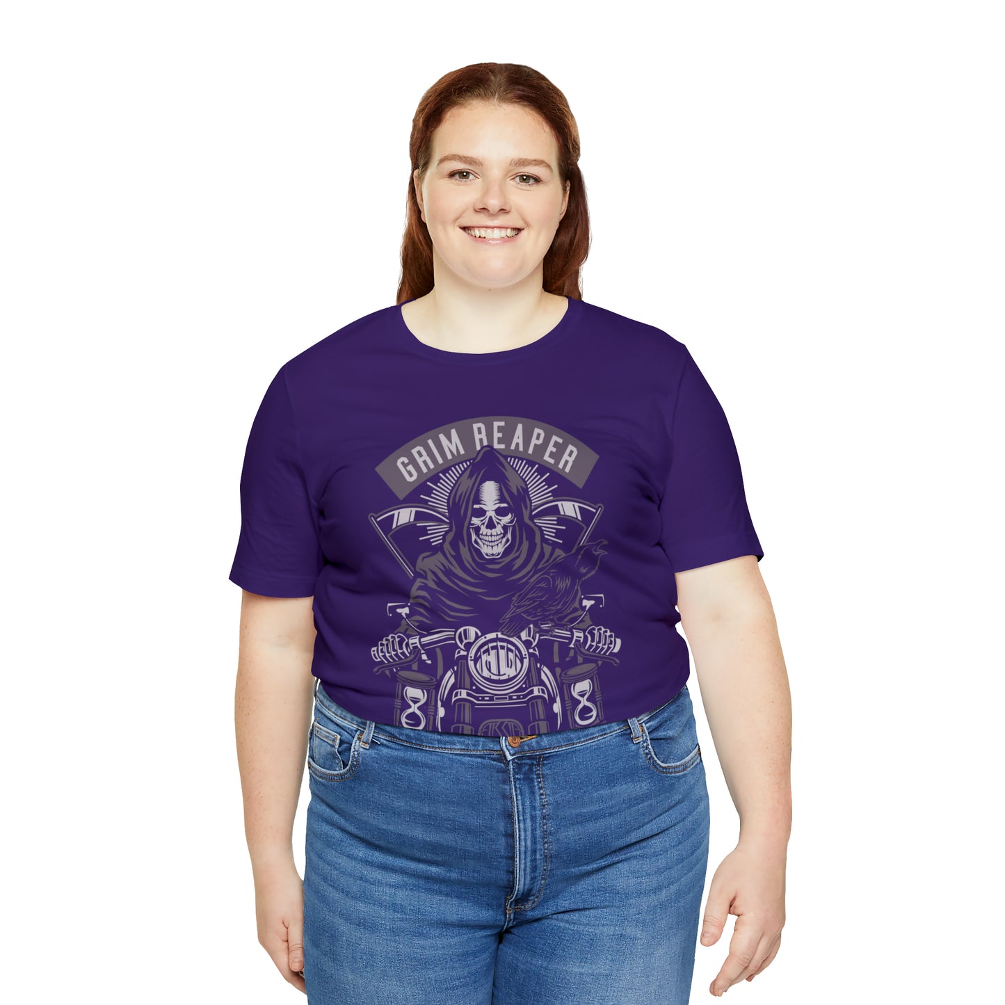 GRIM REAPER Moto Club - Unisex Jersey Short Sleeve Tee