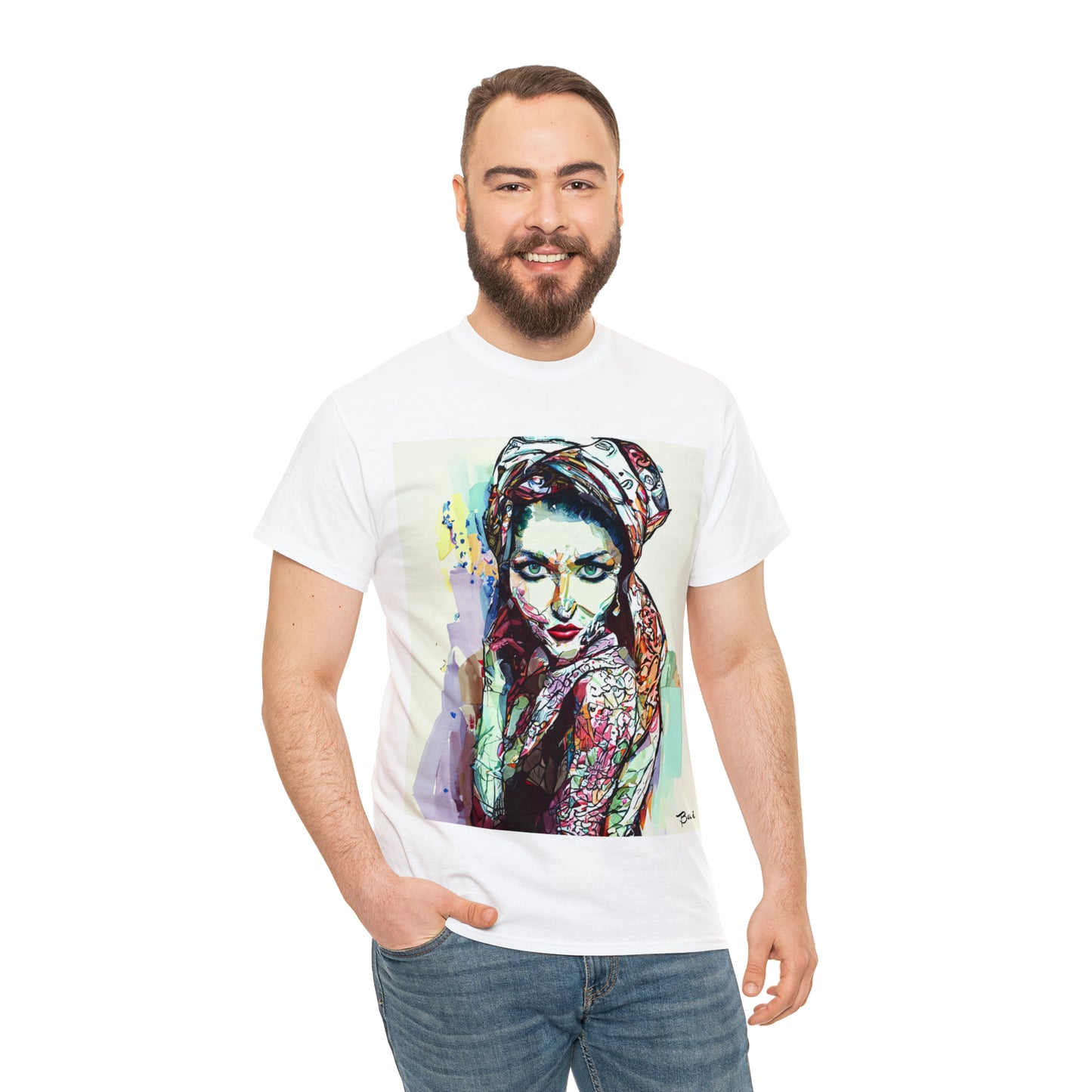 EASTERN BEAUTY - Airt on a Shirt  - Unisex Heavy Cotton Tee - AUS