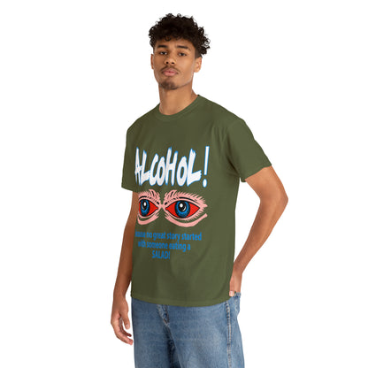 "ALC****" vs Salad - Funny Unisex Heavy Cotton Tee - AUS