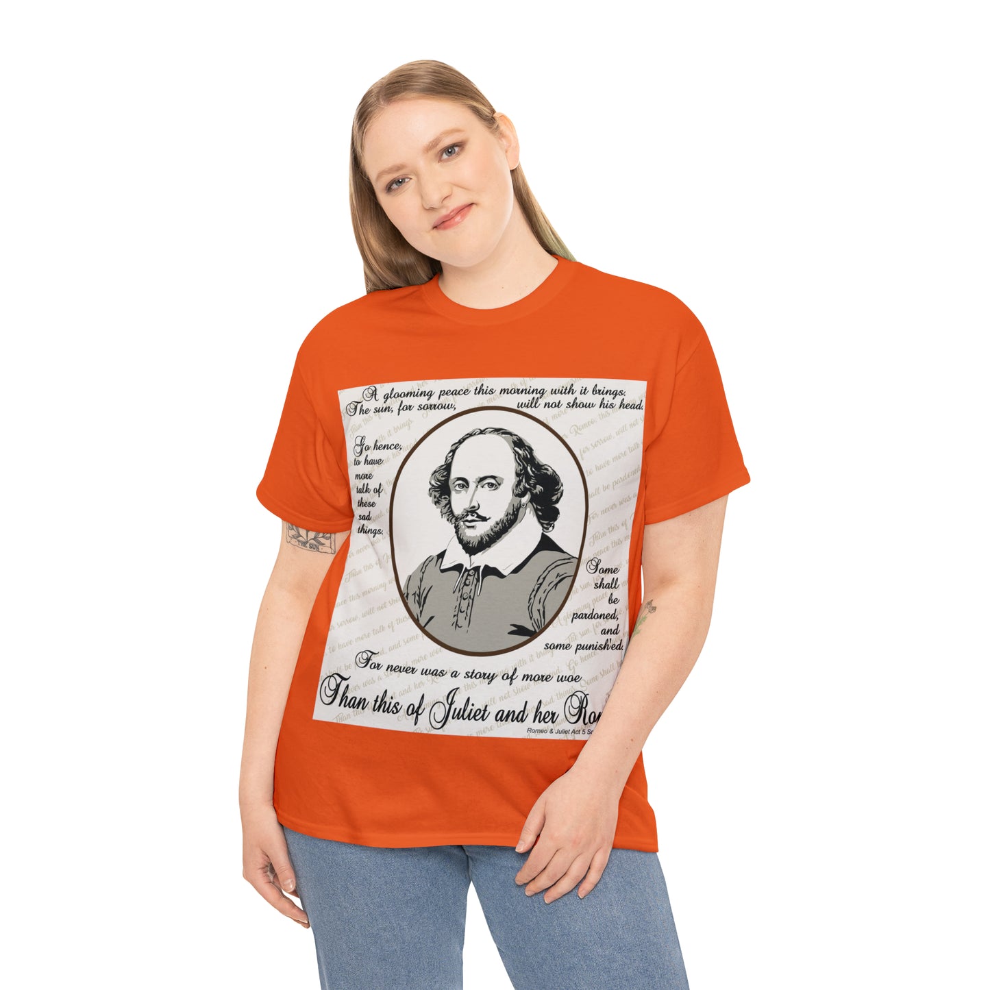 No Greater Tale of Woe... Juliet & Romeo.- Unisex Heavy Cotton Tee
