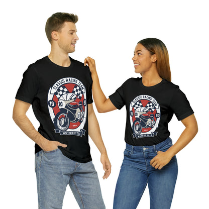 CLASSIC MOTORCYCLE RACING TEAM - Unisex Jersey Short Sleeve Tee