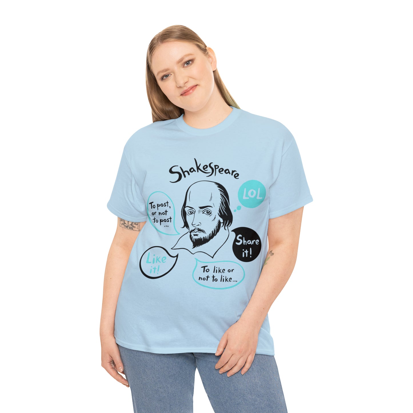 21st Century SHAKESPEARE  (light) - Unisex Heavy Cotton Tee