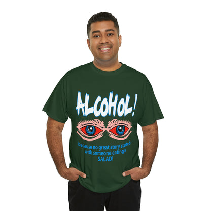 "ALC****" vs Salad  - Funny Shirt - Unisex Heavy Cotton Tee - USA